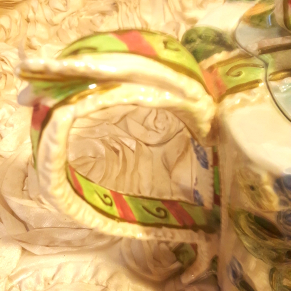 Teapot Decorative Floral Ribbon - Ceramic - Picture 6 of 16